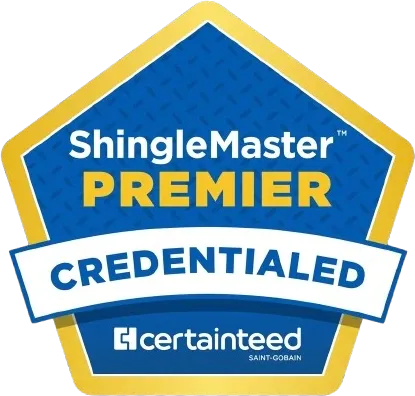 CertainTeed ShingleMaster Premier Credentialed contractor
