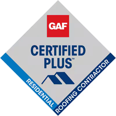 GAF Certified Plus residential roofing contractor