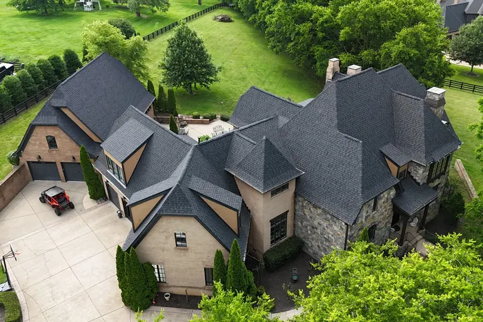 Moire Black — CertainTeed Landmark Moire Black roof installed by Three Stone in Middle Tennessee