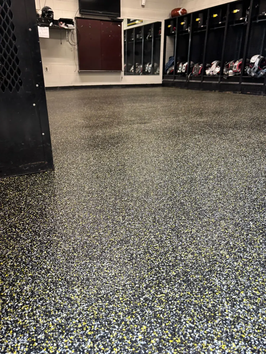 Fairview High School — Penntek industrial flake system by Three Stone in Middle Tennessee