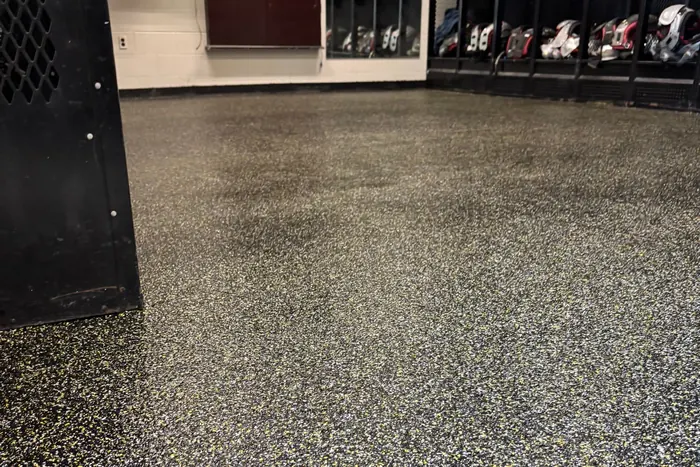 Fairview High School — Penntek industrial flake system installed by Three Stone in Middle Tennessee
