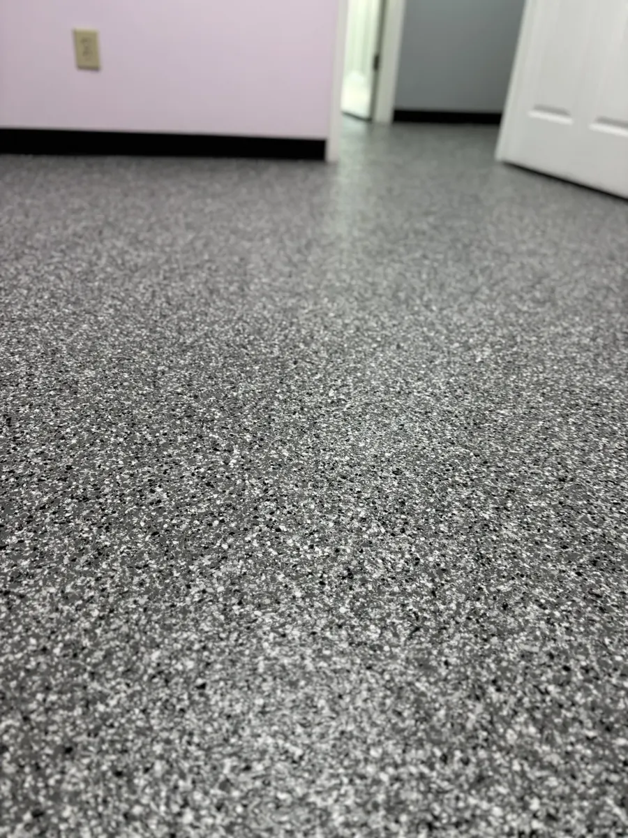 Commercial Office Floor — Penntek industrial flake system by Three Stone in Middle Tennessee