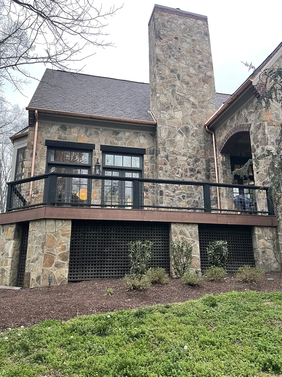Copper Half-Round — Copper half-round and full-round gutters with copper gutter guards by Three Stone in Middle Tennessee