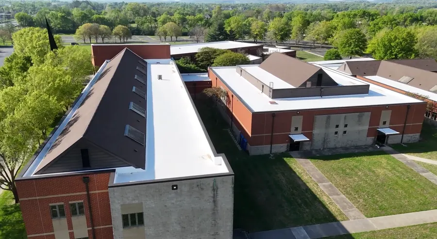 Christ Community Church — Carlisle SynTec TPO & CertainTeed Landmark roof by Three Stone in Middle Tennessee