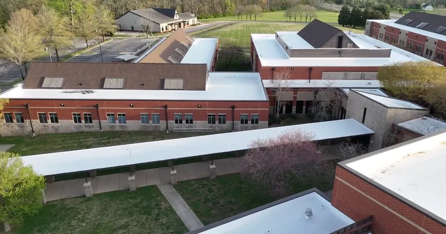 Christ Community Church — Carlisle SynTec TPO & CertainTeed Landmark roof by Three Stone in Middle Tennessee