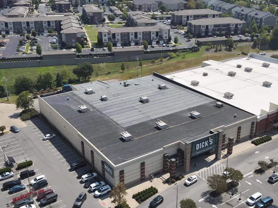DICK’S Sporting Goods — Carlisle SynTec mechanically fastened EPDM roof by Three Stone in Middle Tennessee