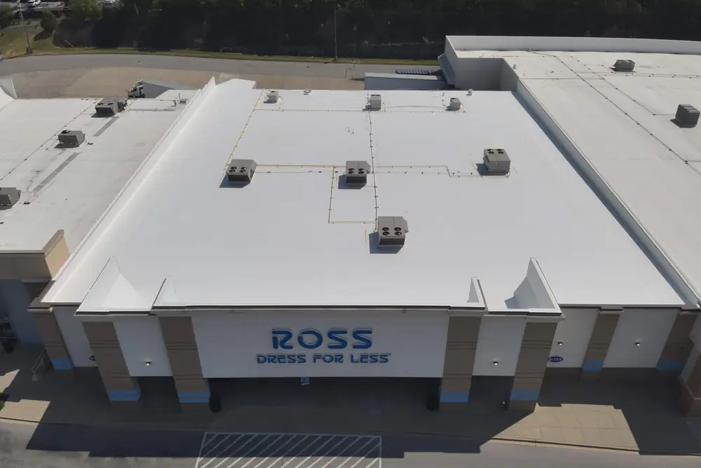Commercial Roofing — a completed Three Stone project