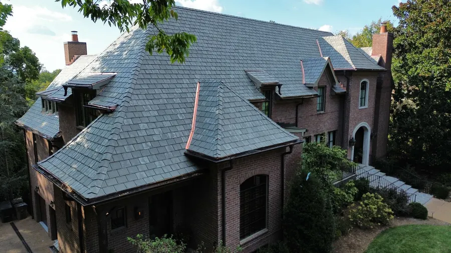 Old World Slate Graphite — Brava Old World Slate Graphite roof by Three Stone in Middle Tennessee