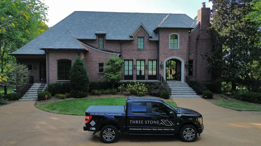 Old World Slate Graphite — Brava Old World Slate Graphite roof by Three Stone in Middle Tennessee