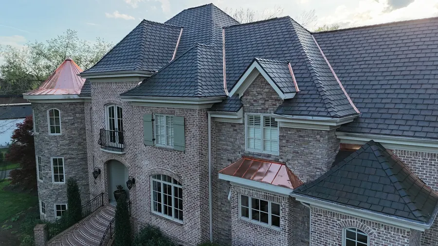 Old World Slate Atlantic — Brava Old World Slate Atlantic roof by Three Stone in Middle Tennessee