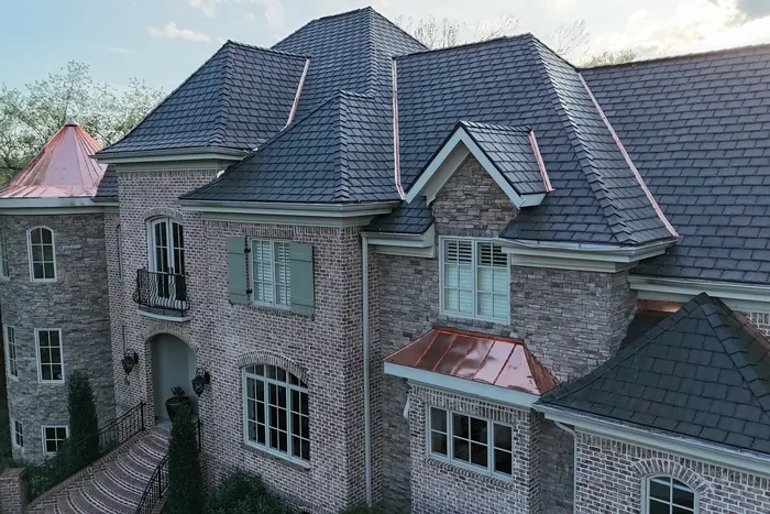 Old World Slate Atlantic — Brava Old World Slate Atlantic roof installed by Three Stone in Middle Tennessee