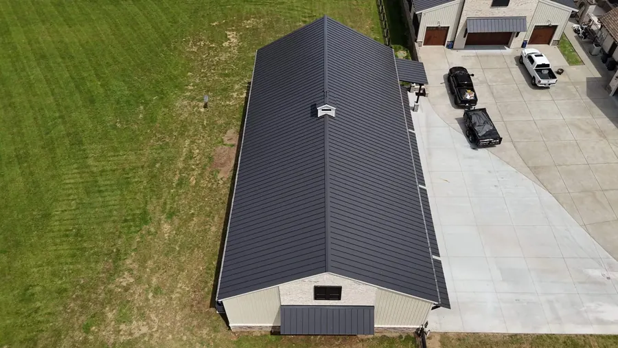 Black Standing Seam Metal — Black Standing Seam Metal roof by Three Stone in Middle Tennessee