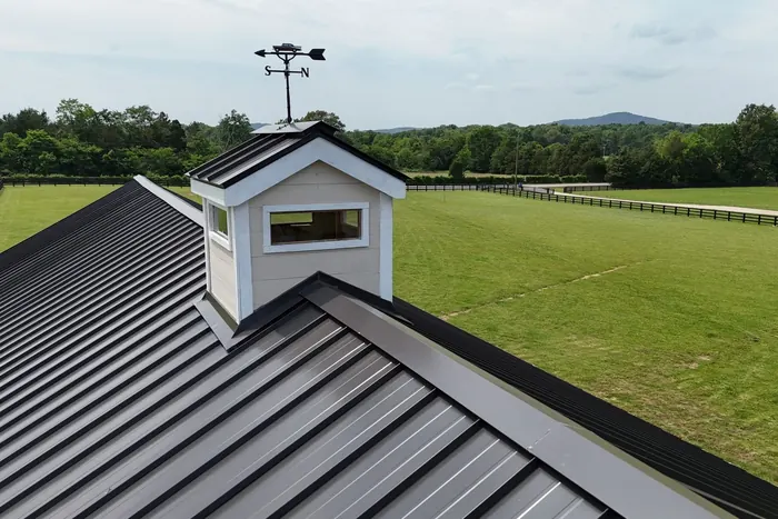 Black Standing Seam Metal — Black Standing Seam Metal roof installed by Three Stone in Middle Tennessee