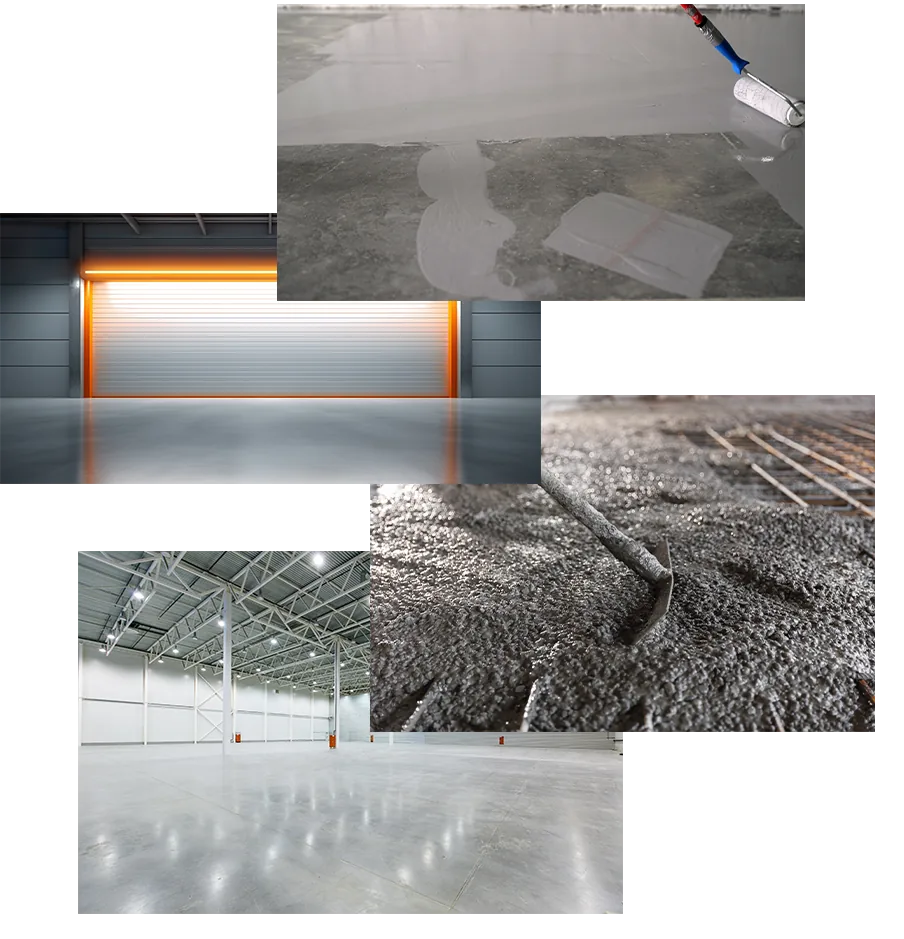 Collage of Three Stone commercial exterior projects