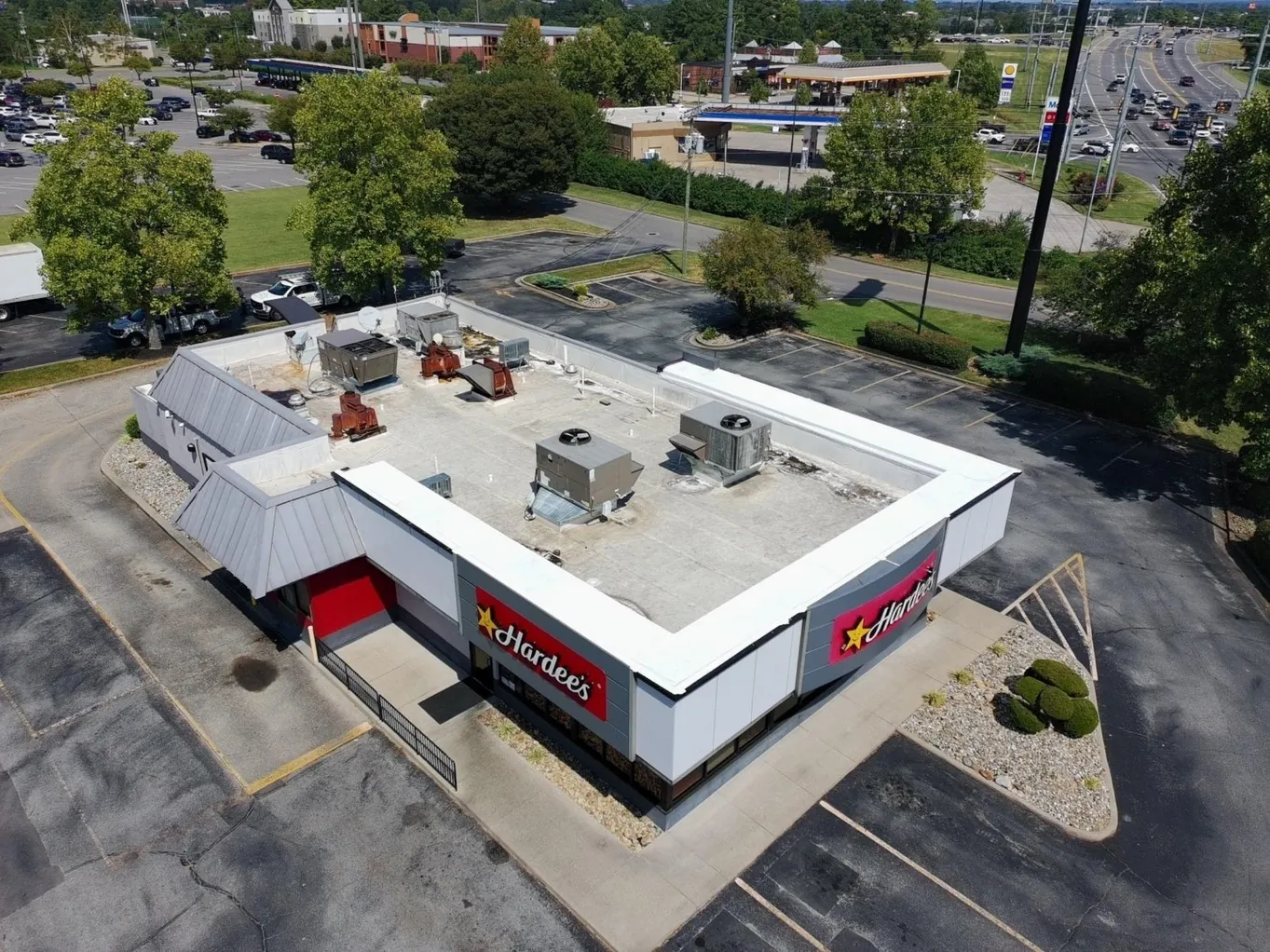 Roof Repairs — a Three Stone commercial roofing project