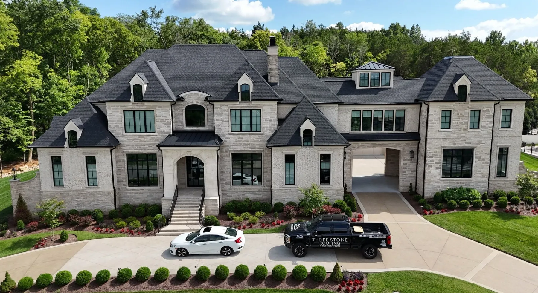 Residential Roofing — a completed Three Stone project