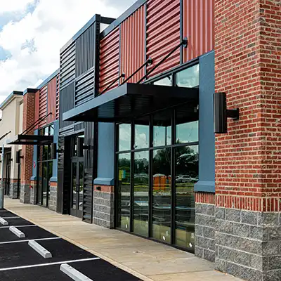 Small shopping center